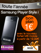 Samsung Player Style i &agrave; 1&euro; avec le nouveau forfait M6 Mobile &agrave; partir de 19,99&euro;